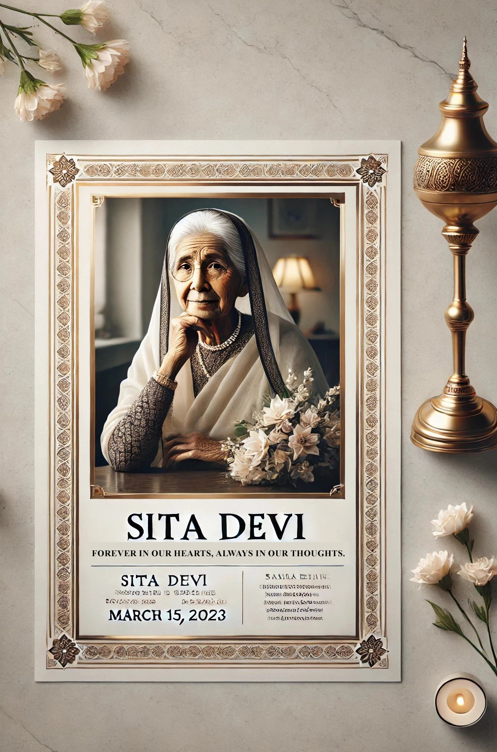 Book Remembrance display image Ads in indias Newspaper Display classified Remembrance ads in Times of India newspaper
